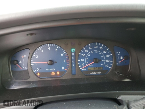 2003 Toyota Sienna LE with VIN 4T3ZF13C23U551614, listed as a Copart auction lot 80946134 with 160,302 mi miles and Salvage Title. Bid and sale history available at carsss.com. Image 9.