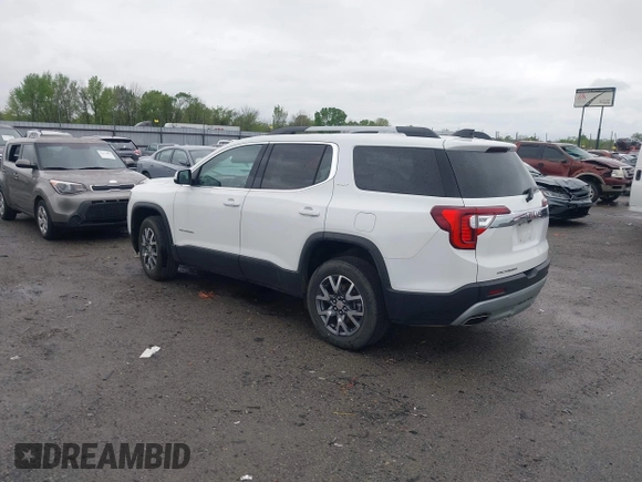 2023 GMC Acadia SLT with VIN 1GKKNML43PZ187213, listed as a IAAI auction lot 41776856 with 45,319 mi miles and . Bid and sale history available at DreamBid. Image 3.