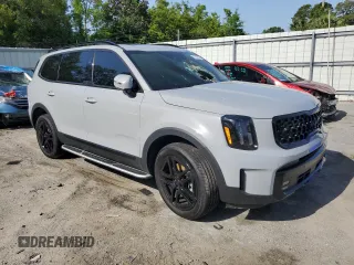 2025 Kia Telluride SX X-Line with VIN 5XYP5DGC3SG568800, listed as a Copart auction lot 57134715 with Not provided miles and Salvage title. Bid and sale history available at DreamBid. Image 4.