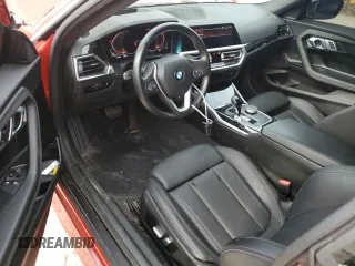 2022 BMW 2 Series 230i with VIN 3MW23CM07N8C18099, listed as a Copart auction lot 72835454 with 38,749 mi miles and Salvage Title. Bid and sale history available at carsss.com. Image 8.