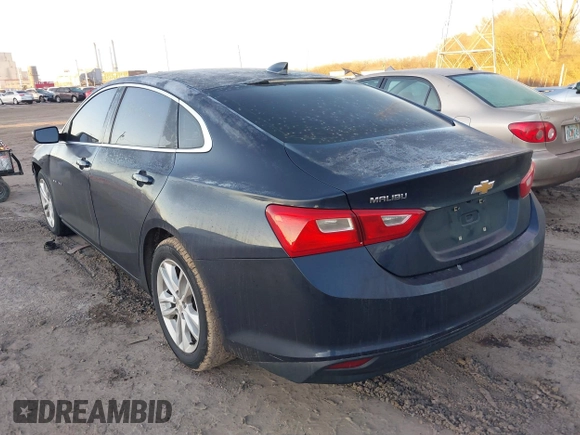 2016 Chevrolet Malibu LT with VIN 1G1ZE5ST0GF251789, listed as a IAAI auction lot 41431207 with 143,640 mi miles and . Bid and sale history available at DreamBid. Image 3.