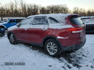 2016 Kia Sorento LX with VIN 5XYPGDA59GG142170, listed as a Copart auction lot 89199745 with 91,256 mi miles and Salvage Title. Bid and sale history available at carsss.com. Image 2.