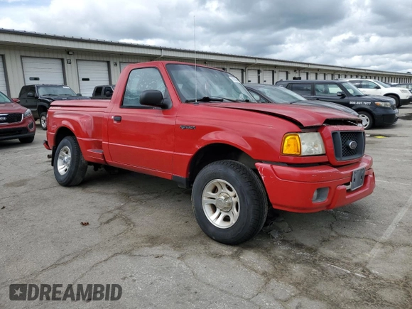 2004 Ford Ranger XL with VIN 1FTYR10U44PB50580, listed as a Copart auction lot 56860645 with Not Provided miles and Non Repairable. Bid and sale history available at DreamBid. Image 5.