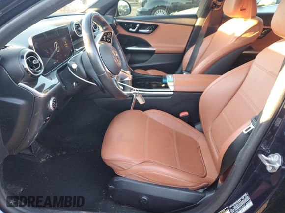 2022 Mercedes-Benz C 300 with VIN W1KAF4GB3NR038400, listed as a Copart auction lot 89340215 with 29,598 mi miles and Salvage Title. Bid and sale history available at DreamBid. Image 7.