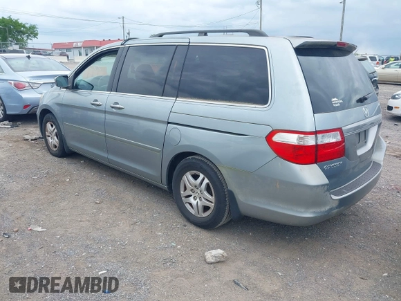 2007 Honda Odyssey EX-L with VIN 5FNRL38627B055862, listed as a IAAI auction lot 42148442 with 225,627 mi miles. Bid and sale history available at carsss.com. Image 3.