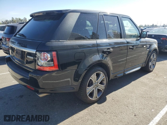 2012 Land Rover Range Rover Sport SC with VIN SALSH2E4XCA741711, listed as a Copart auction lot 80974414 with 105,967 mi miles and Clean Title. Bid and sale history available at carsss.com. Image 3.