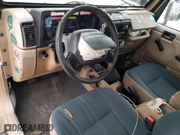 1999 Jeep Wrangler Sahara with VIN 1J4FY49S1XP409859, listed as a Copart auction lot 85006954 with 145,860 mi miles and Clean Title. Bid and sale history available at carsss.com. Image 8.