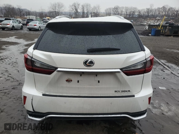 2019 Lexus RX with VIN JTJDZKCAXK2016735, listed as a Copart auction lot 43195745 with 0 mi miles and Salvage Title. Bid and sale history available at carsss.com. Image 6.