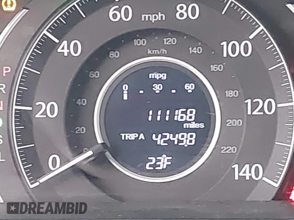 2015 Honda CR-V LX with VIN 2HKRM3H35FH501019, listed as a IAAI auction lot 41014683 with 111,168 mi miles and . Bid and sale history available at carsss.com. Image 15.