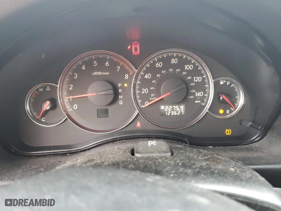 2009 Subaru Legacy Special Edition with VIN 4S3BL616597213763, listed as a Copart auction lot 46938425 with 123,627 mi miles and Salvage Title. Bid and sale history available at carsss.com. Image 9.