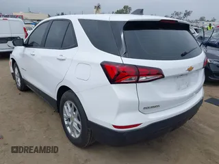 2023 Chevrolet Equinox LS with VIN 3GNAXHEG6PL202897, listed as a IAAI auction lot 42433147 with 14,973 mi miles and . Bid and sale history available at DreamBid. Image 3.