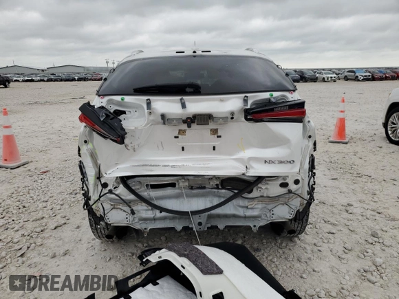 2021 Lexus NX 300 z VIN JTJDARBZ9M5033597, wystawiony jako Copart lot #55103245 z przebiegiem 61 706 mil mil oraz Szkoda całkowita • Salvage title. Historia ofert i sprzedaży dostępna na DreamBid. Obrazek 6.