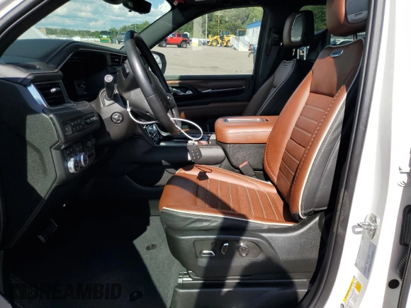 2023 GMC Yukon XL Denali Ultimate with VIN 1GKS2KKL4PR133859, listed as a Copart auction lot 69784714 with 50,690 mi miles and Salvage Title. Bid and sale history available at carsss.com. Image 7.