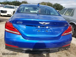 2019 Genesis G70 2.0T Advanced with VIN KMTG44LA1KU022519, listed as a Copart auction lot 72621702 with 29,673 mi miles. Bid and sale history available at carsss.com. Image 6.