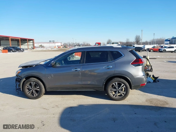 2020 Nissan Rogue SV with VIN JN8AT2MV5LW144436, listed as a IAAI auction lot 41642351 with 44,192 mi miles. Bid and sale history available at carsss.com. Image 14.