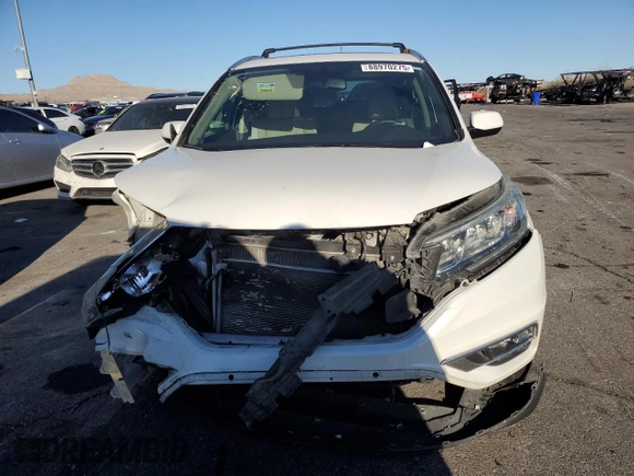 2015 Honda CR-V EX-L with VIN 5J6RM4H78FL109134, listed as a Copart auction lot 88970275 with 105,261 mi miles and Salvage Title. Bid and sale history available at DreamBid. Image 5.