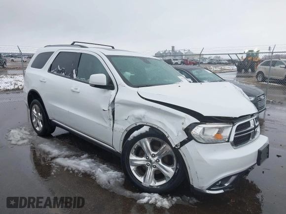 2015 Dodge Durango Limited with VIN 1C4RDJDG1FC826646, listed as a IAAI auction lot 41937154 with 132,543 mi miles and . Bid and sale history available at DreamBid. Image 1.
