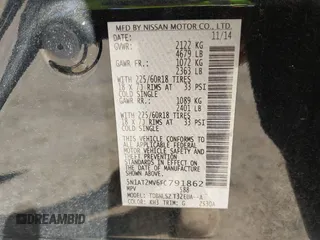 2015 Nissan Rogue SV with VIN 5N1AT2MV6FC791862, listed as a IAAI auction lot 42053524 with 147,286 mi miles and . Bid and sale history available at DreamBid. Image 9.