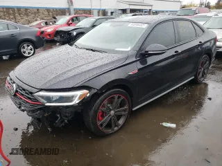 2019 Volkswagen Jetta GLI S z VIN 3VW5T7BU2KM182285, wystawiony jako Copart lot #64098492 z przebiegiem 35 385 mil mil oraz . Historia ofert i sprzedaży dostępna na DreamBid. Obrazek 2.
