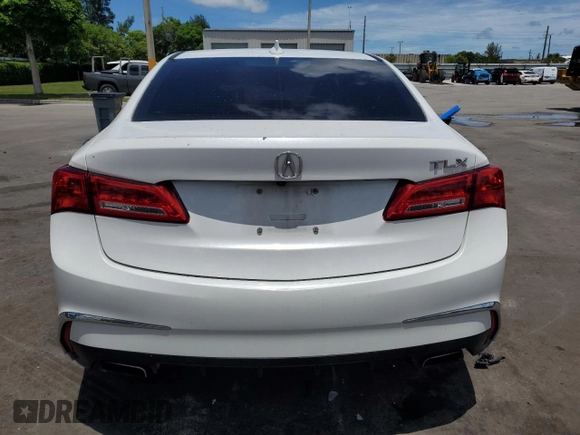 2020 Acura TLX with VIN 19UUB2F38LA006301, listed as a Copart auction lot 60717985 with 59,445 mi miles and Salvage title. Bid and sale history available at DreamBid. Image 6.