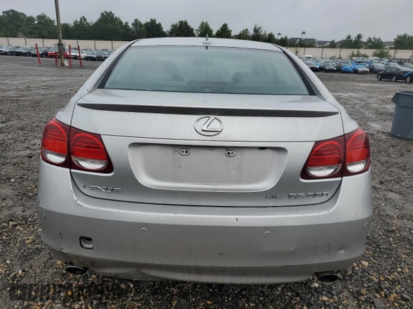 2008 Lexus GS 350 with VIN JTHCE96SX80016695, listed as a Copart auction lot 71560974 with 0 mi miles and Salvage Title. Bid and sale history available at carsss.com. Image 6.