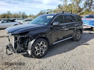 2022 Hyundai Palisade Calligraphy z VIN KM8R74HE0NU468560, wystawiony jako Copart lot #48054665 z przebiegiem 55 084 mil mil oraz Szkody całkowita. Historia ofert i sprzedaży dostępna na DreamBid. Obrazek 1.