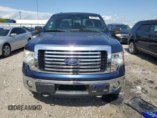 2011 Ford F-150 XL with VIN 1FTFX1ET5BFC44919, listed as a Copart auction lot 58514555 with 166,500 mi miles and Salvage title. Bid and sale history available at DreamBid. Image 5.