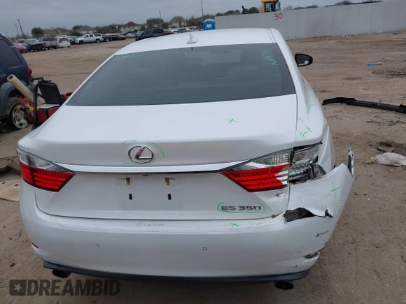 2014 Lexus ES 350 with VIN JTHBK1GG9E2148783, listed as a IAAI auction lot 41624707 with 130,481 mi miles. Bid and sale history available at carsss.com. Image 16.
