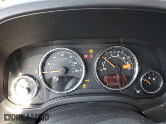 2014 Jeep Compass Latitude with VIN 1C4NJDEB2ED538655, listed as a Copart auction lot 44679255 with 138,426 mi miles and Clean Title. Bid and sale history available at carsss.com. Image 9.