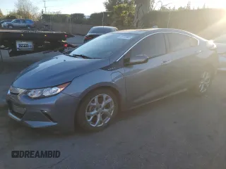 2018 Chevrolet Volt Premier with VIN 1G1RD6S54JU131622, listed as a Copart auction lot 87725565 with 117,168 mi miles and Salvage Title. Bid and sale history available at carsss.com. Image 1.