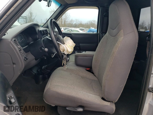 2001 Ford Ranger XL Fleet with VIN 1FTZR15E31PA28603, listed as a Copart auction lot 46263325 with 239,923 mi miles and Salvage Title. Bid and sale history available at DreamBid. Image 7.