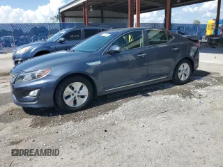 2014 Kia Optima LX with VIN KNAGM4AD7E5063714, listed as a Copart auction lot 58706585 with 82,394 mi miles and Salvage title. Bid and sale history available at DreamBid. Image 1.