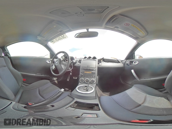 2004 Nissan 350Z Touring with VIN JN1AZ34D74T160909, listed as a Copart auction lot 58302075 with 54,100 mi miles and Salvage title. Bid and sale history available at DreamBid. Image 14.