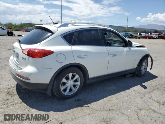 2010 Infiniti EX Journey with VIN JN1AJ0HR9AM753902, listed as a Copart auction lot 60212065 with 170,481 mi miles and Salvage title. Bid and sale history available at DreamBid. Image 3.