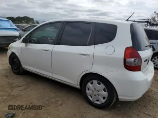 2007 Honda Fit with VIN JHMGD38437S015584, listed as a Copart auction lot 53328825 with 141,664 mi miles and Salvage Title. Bid and sale history available at carsss.com. Image 2.