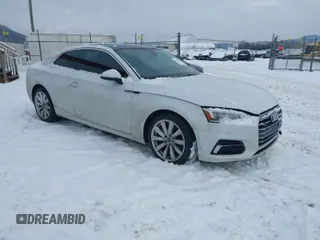 2018 Audi A5 Premium Plus with VIN WAUPNAF5XJA041415, listed as a IAAI auction lot 41351291 with 63,040 mi miles and . Bid and sale history available at DreamBid. Image 1.