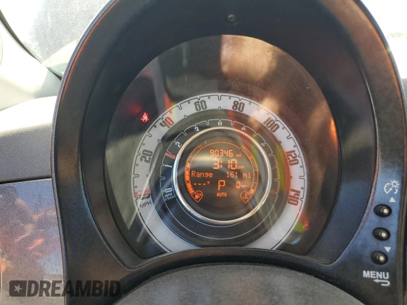 2016 FIAT 500 Pop with VIN 3C3CFFAR8GT246162, listed as a Copart auction lot 74995164 with 90,346 mi miles and Salvage title. Bid and sale history available at DreamBid. Image 9.