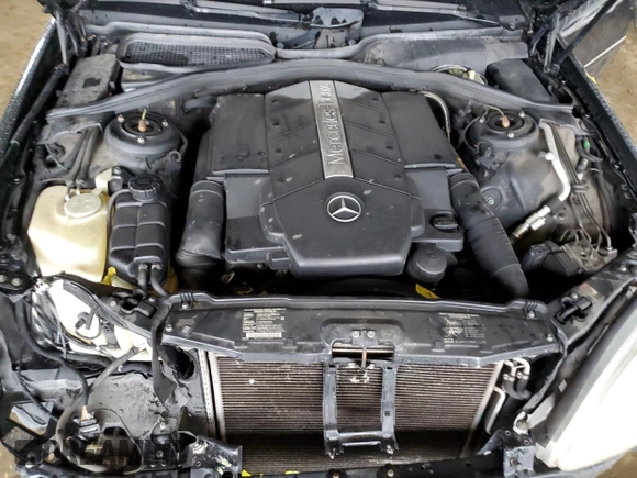 2001 Mercedes-Benz S-Class with VIN WDBNG75J31A174313, listed as a Copart auction lot 44076915 with 193,049 mi miles and Salvage Title. Bid and sale history available at carsss.com. Image 11.
