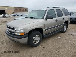2003 Chevrolet Tahoe LT with VIN 1GNEC13Z03J100215, listed as a Copart auction lot 55036355 with 166,689 mi miles and Salvage title. Bid and sale history available at DreamBid. Image 1.