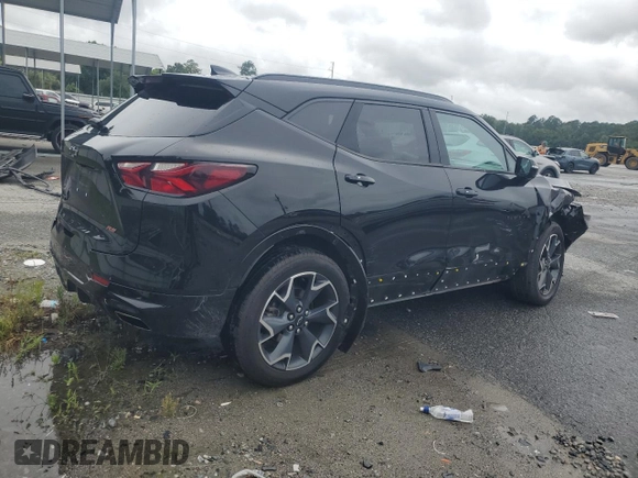 2020 Chevrolet Blazer RS with VIN 3GNKBERS2LS590940, listed as a Copart auction lot 59411645 with 85,108 mi miles and Salvage title. Bid and sale history available at DreamBid. Image 3.