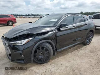 2023 Infiniti QX55 Essential with VIN 3PCAJ5KR3PF109347, listed as a Copart auction lot 63895234 with 20,839 mi miles and Salvage Title. Bid and sale history available at DreamBid. Image 1.