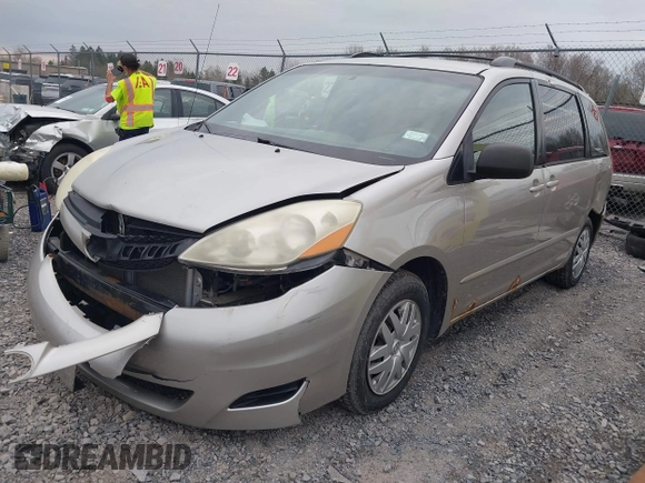 2006 Toyota Sienna CE with VIN 5TDZA23C76S537296, listed as a IAAI auction lot 42055856 with 150,734 mi miles and . Bid and sale history available at carsss.com. Image 18.