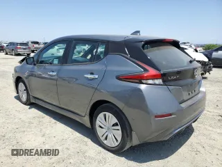 2024 Nissan LEAF S with VIN 1N4AZ1BV2RC551010, listed as a Copart auction lot 59508015 with 18,674 mi miles and Salvage title. Bid and sale history available at DreamBid. Image 2.