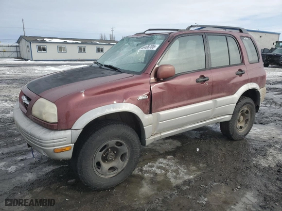 1999 Suzuki Grand Vitara JLX with VIN JS3TD62V6X4108950, listed as a Copart auction lot 46468705 with 215,541 mi miles and Salvage Title. Bid and sale history available at carsss.com. Image 1.