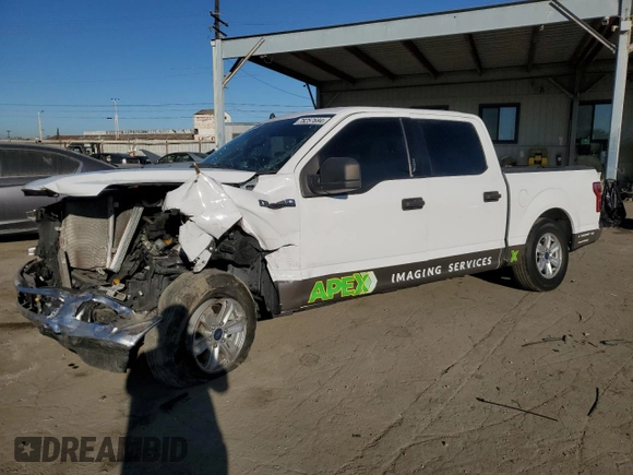 2020 Ford F-150 XL with VIN 1FTEW1CB7LKF10751, listed as a Copart auction lot 78257694 with 76,254 mi miles and Salvage Title. Bid and sale history available at carsss.com. Image 1.