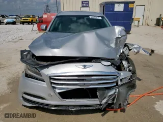 2015 Hyundai Genesis 3.8L with VIN KMHGN4JE4FU043951, listed as a Copart auction lot 50373415 with 64,079 mi miles and Salvage Title. Bid and sale history available at carsss.com. Image 5.