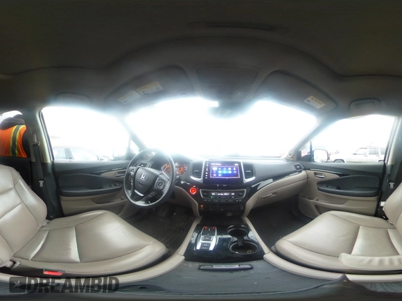 2017 Honda Pilot Touring with VIN 5FNYF6H96HB050311, listed as a Copart auction lot 80717244 with 88,696 mi miles and Salvage Title. Bid and sale history available at carsss.com. Image 14.