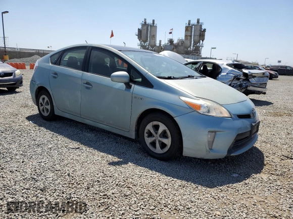 2013 Toyota Prius One with VIN JTDKN3DU0D1689885, listed as a Copart auction lot 53958685 with 217,828 mi miles and Clean Title. Bid and sale history available at carsss.com. Image 4.