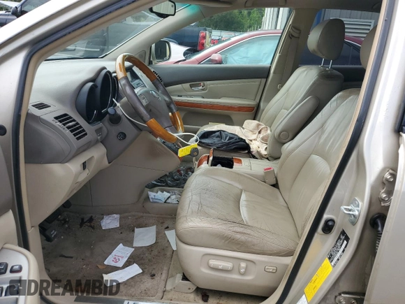 2004 Lexus RX with VIN JTJGA31U640001042, listed as a Copart auction lot 63216834 with 120,153 mi miles and Salvage Title. Bid and sale history available at carsss.com. Image 7.