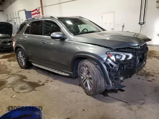 2022 Mercedes-Benz GLE 450 with VIN 4JGFB5KB3NA601982, listed as a Copart auction lot 46053525 with 32,653 mi miles and Salvage title. Bid and sale history available at DreamBid. Image 4.